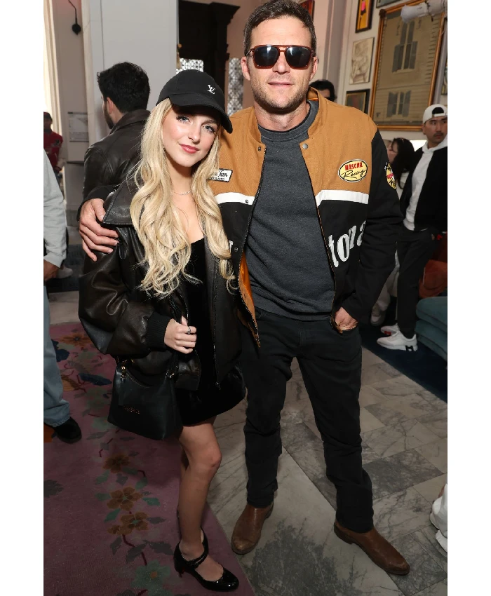 Grace Super Bowl Oversized Bomber Jacket