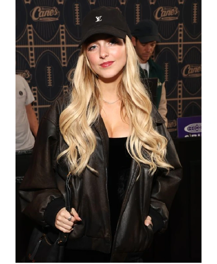 Grace Super Bowl Oversized Bomber Jacket