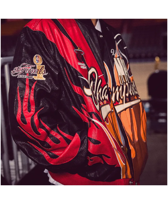 Miami HEAT x Jeff Hamilton 2006 Champ Jacket - Las Vegas Jacket