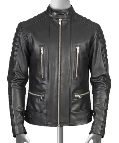 Hadrian Men’s Biker Leather Jacket
