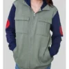 Hatake Cosplay Full-Zip Hoodie For Men and Women 