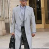 Denzel Washington Here Comes the Flood Grey Coat