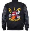 Shop Raspberry Hills x Nike Black Varsity Jacket For Men and Women