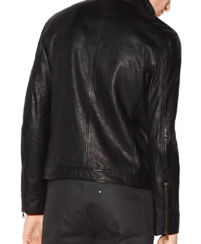 Hoxton CIA Black Leather Jacket