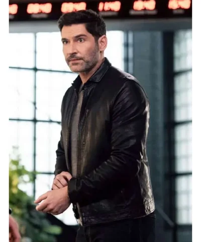 Hoxton CIA Black Leather Jacket