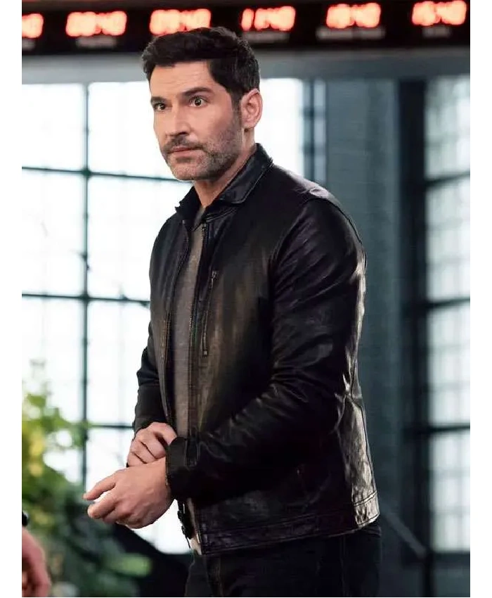 Hoxton CIA Black Leather Jacket