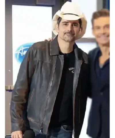 Idol Brad Paisley S24 Leather Jacket