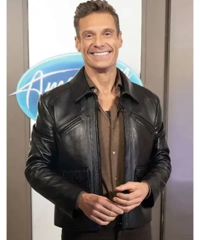Alternative view of American Idol S24 Ryan Seacrest Leather Jacket