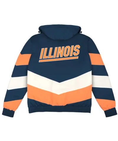 Navy Illinois Fighting Illini Gamebreaker Full-Zip Hooded Jacket