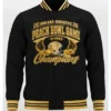 Indiana Hoosiers 2026 Peach Bowl Champions Black Jacket