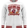 Indiana Hoosiers 2026 Peach Bowl Champions White Jacket