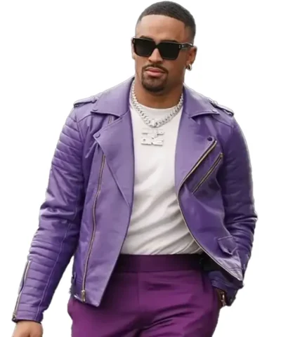 Jalen-Hurts-Leather-Jacket