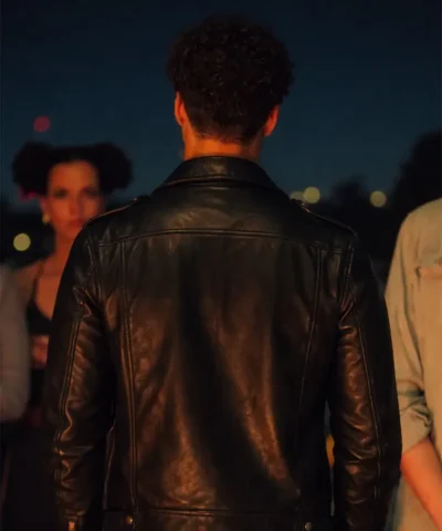 Jan Luis Castellanos Tall Girl 2 Tommy Torres Black Leather Jacket
