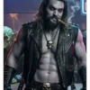 Jason Momoa Supergirl Biker Leather Vest