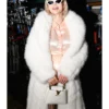 Jean Furry White Coat