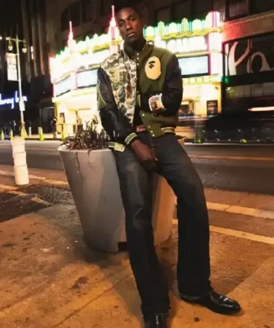 Jeff Hamilton x BAPE Wool Half Camo Jacket