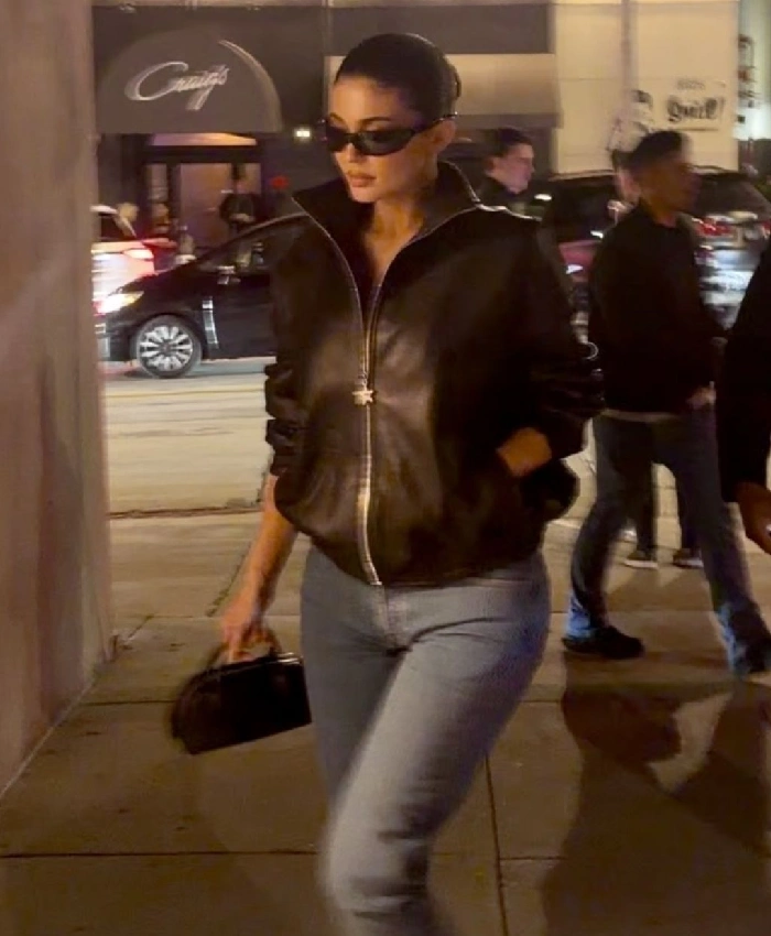 Jenner Black Leather Jacket