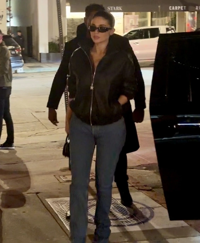 Jenner Black Leather Jacket