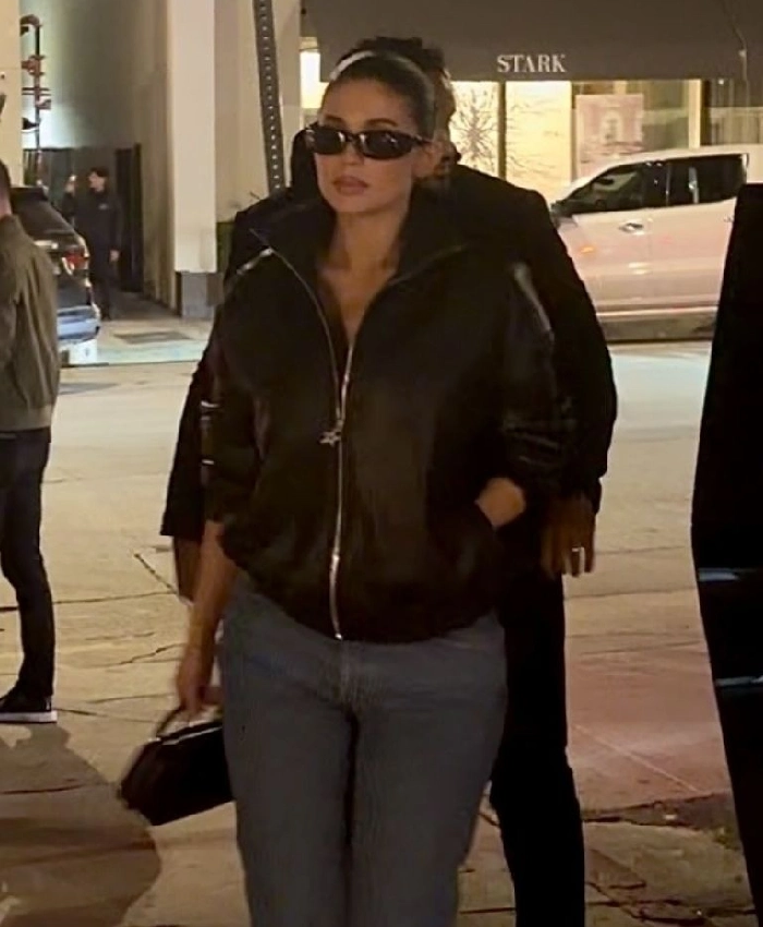 Jenner Black Leather Jacket