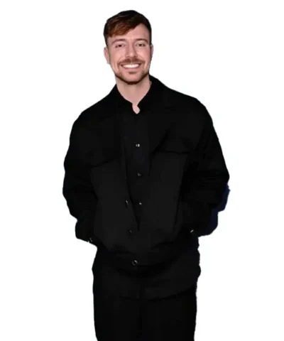 Jimmy Fallon Show S13 MrBeast Black Jacket