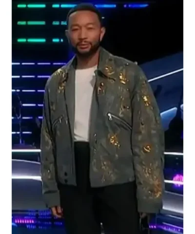 John Legend The Voice S29 Embellished Jacket