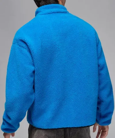 Jordan Flight Sherpa Blue Jacket - Fleece