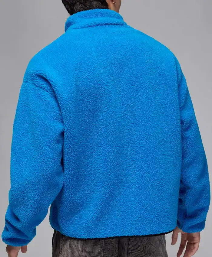 Jordan Flight Sherpa Blue Jacket - Fleece