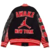Jordan Letterman Black and Red Jacket