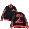 Jordan Letterman Black and Red Jacket