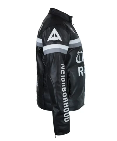 Jude Bellingham Y-3 Neighborhood United Racing Leather Motorcycle Jacket