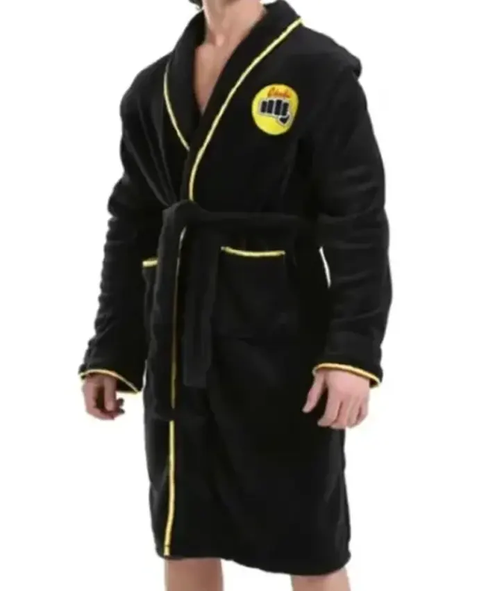 Karate Kid Cobra Kai Black Bathrobe Coat