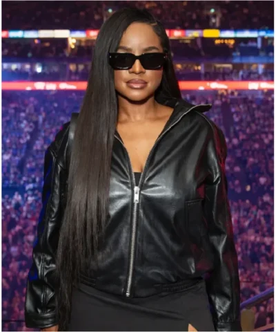 Keisha Buchanan O2 Arena Leather Jacket