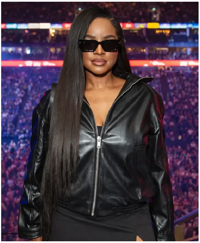 Keisha Buchanan O2 Arena Leather Jacket