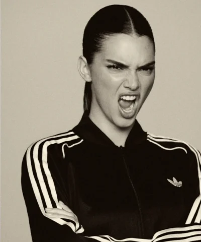 Kendall Jenner Adidas 2026 Black Jacket