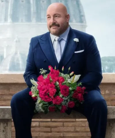 Kevin James Super Bowl Blue Suit