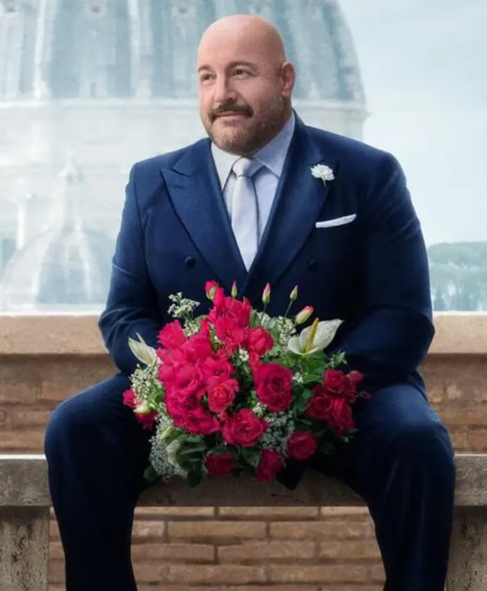 Kevin James Super Bowl Blue Suit