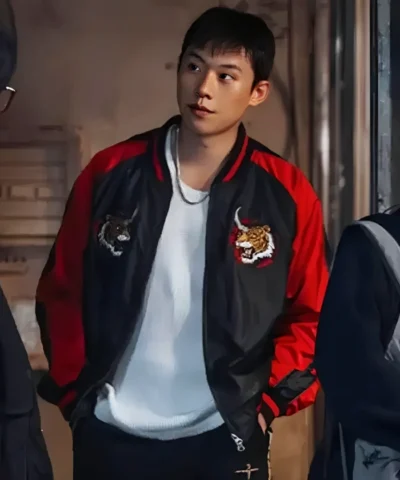 Kim Sung-cheol Gold Land Varsity Jacket