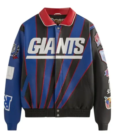 Kith x Jeff Hamilton Giants Leather Varsity Jacket
