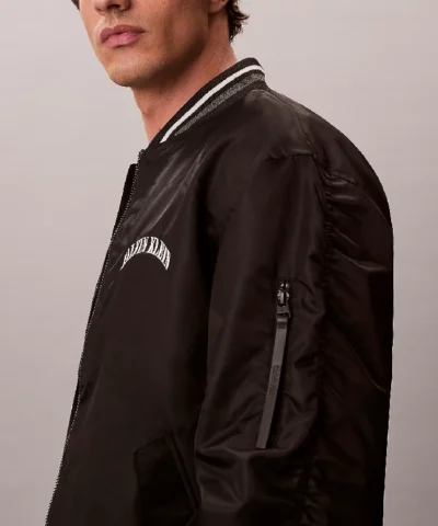 Klein Varsity Logo Bomber Jacket