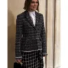 Knightley Erdem Show Tweed Blazer