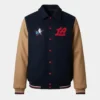 LA All-Star Game Blue and Tan Varsity Jacket