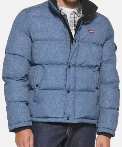 Levi’s Bubble Puffer Blue Jacket