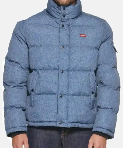 Levi’s Bubble Blue Puffer Jacket