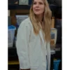 Lily Rabe Shrinking S03 Contrasting White Jacket