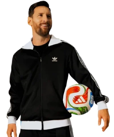 Lionel Messi Black Zipper Track Jacket