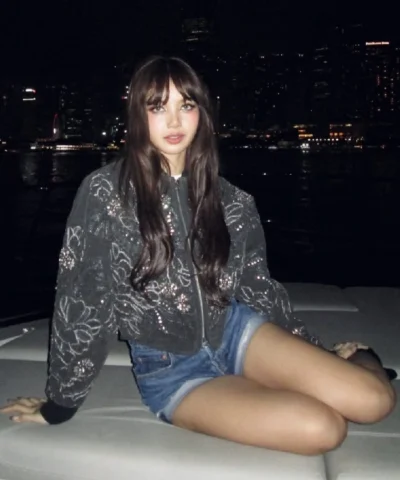 Lisa X Kith Embellished Bomber Jacket