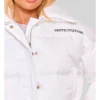 Little Thing White Cropped Puffer Jacket