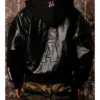 Loiter Raw Is War Black Leather Jacket
