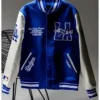 Los Angeles Dodgers Pennants Blue Varsity Bomber Jacket