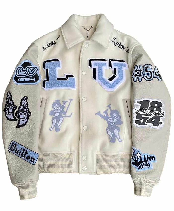 Louis Vuitton Bunny Cream Varsity Jacket